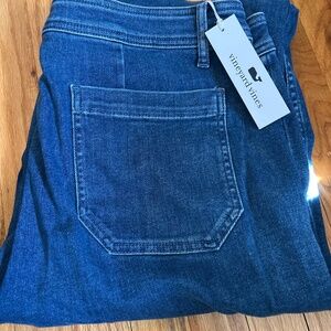 Vineyard Vines High Rise Mariner Crop Denim
